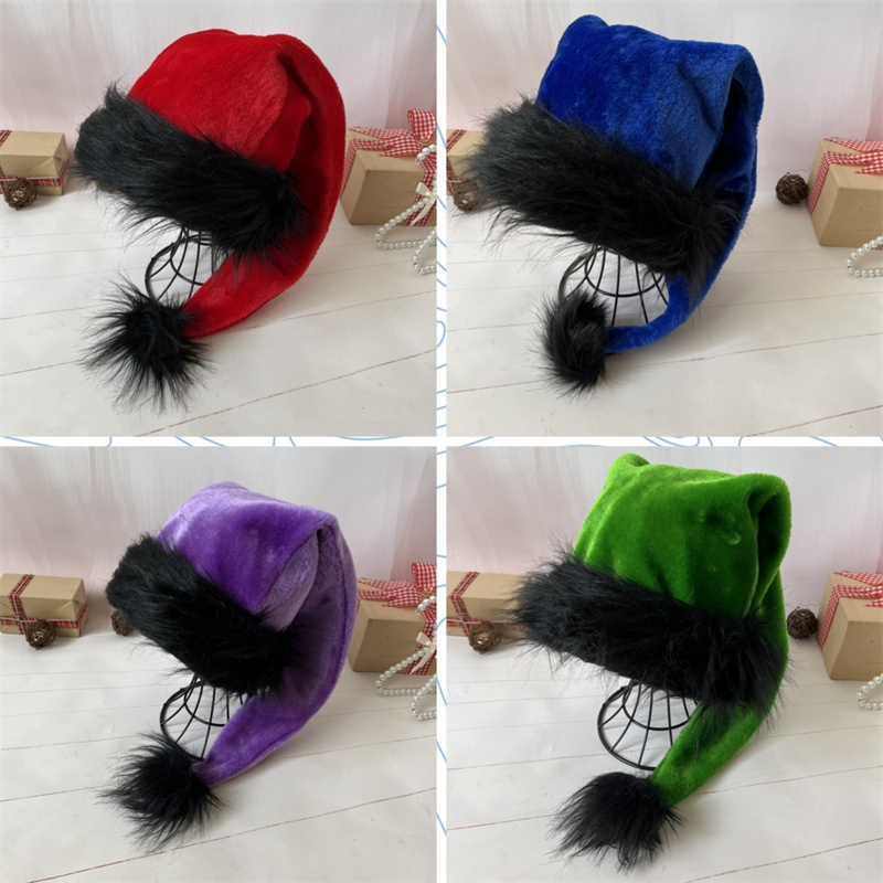 Santa Hat Plush - Gorro de Papá Noel de peluche