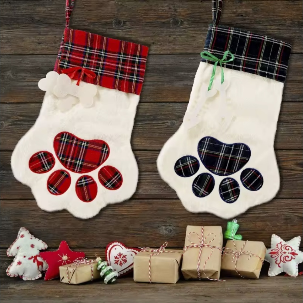 Christmas Stocking Hanging - Calcetines navideños, decoraciones de Año Nuevo,