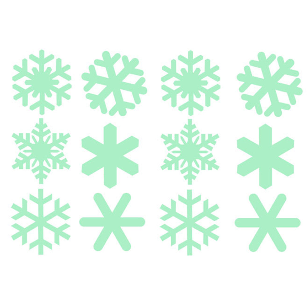 Snowflake Window Decal - 1 Juego de Adhesivos Luminosos de