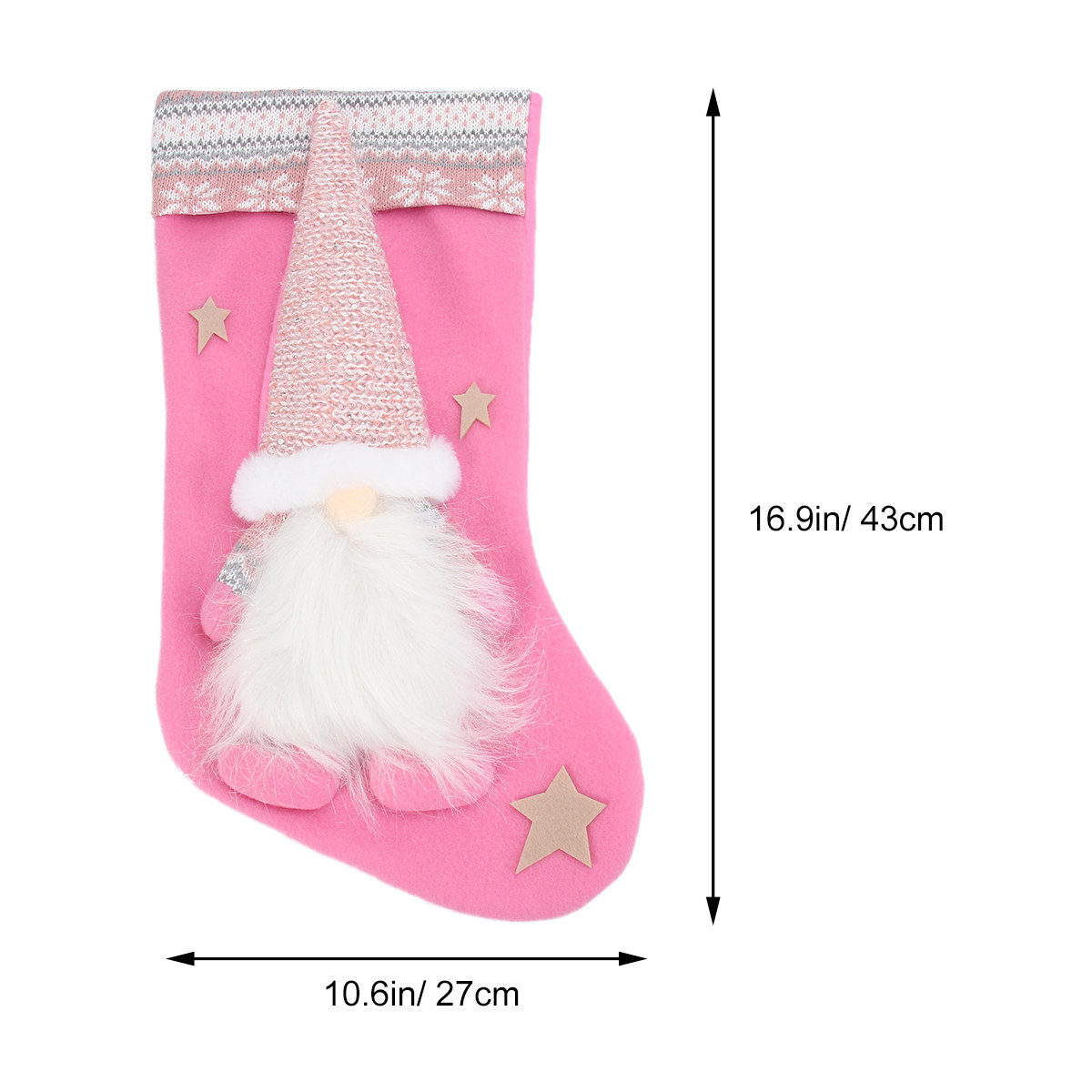 1 pieza de calcetín navideño c - Christmas Stocking Hanging reseña y precio