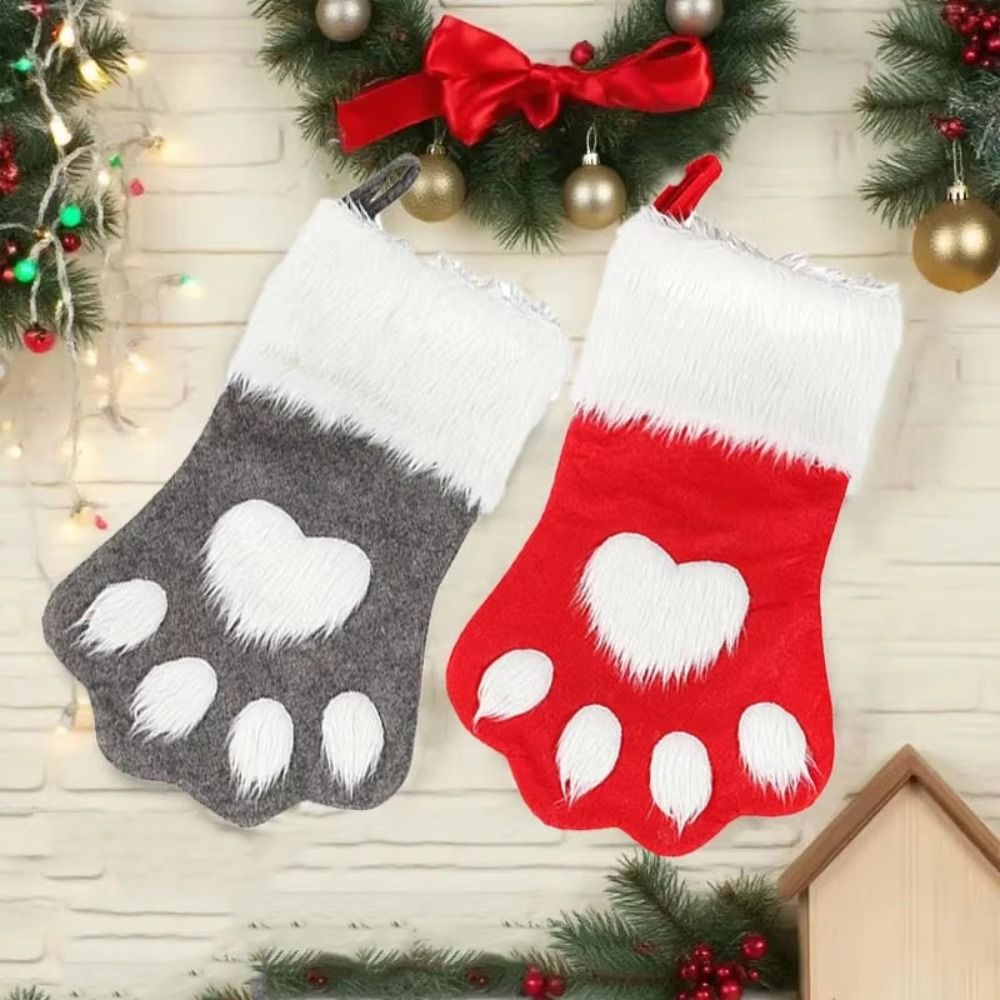 1/3/5/10PCS Bonita Bolsa de Re - Christmas Stocking Hanging reseña y precio