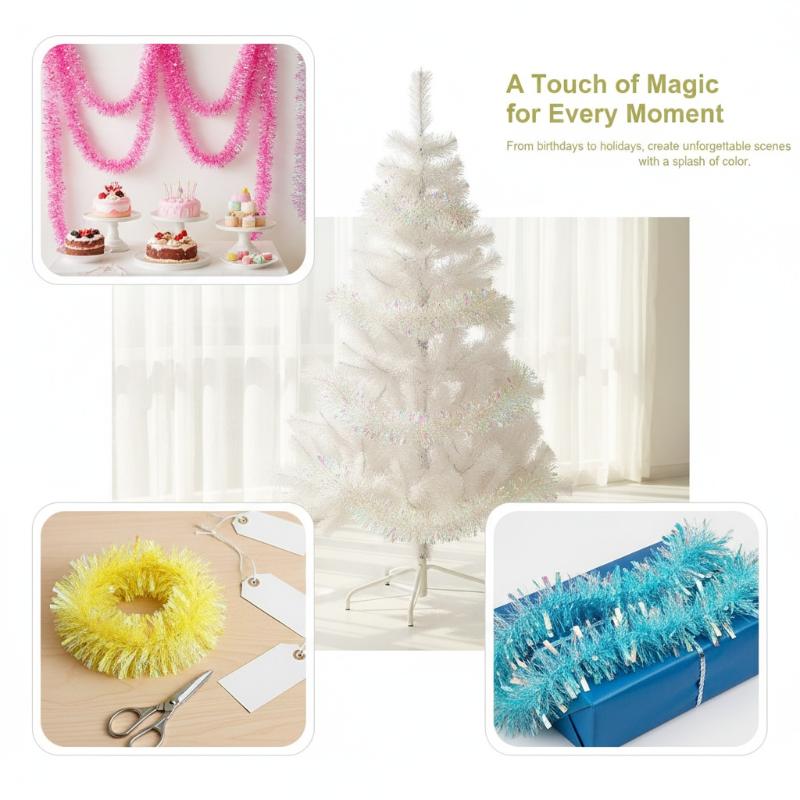 Guirnalda de Oropel Holográfic - Tinsel Garland Decoration reseña y precio