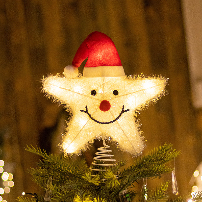 Adorno de árbol de Navidad con - Star Tree Topper reseña y precio