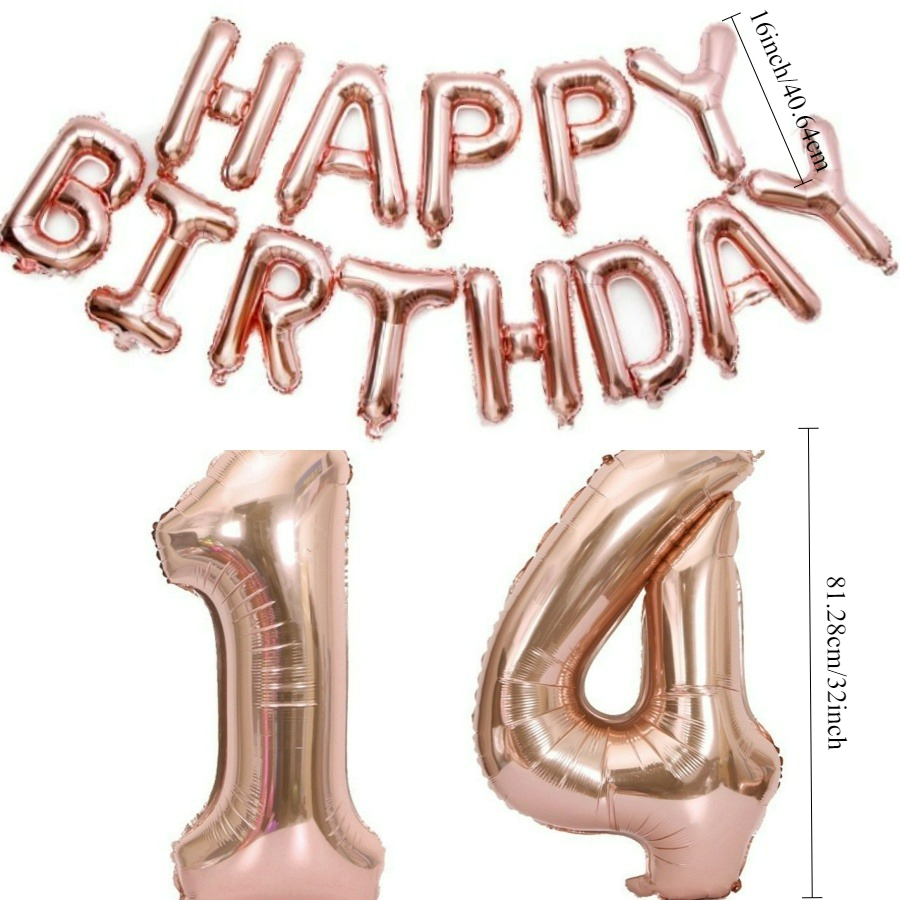 Feliz Cumpleaños, Set de Globo - Tinsel Garland Decoration reseña y precio