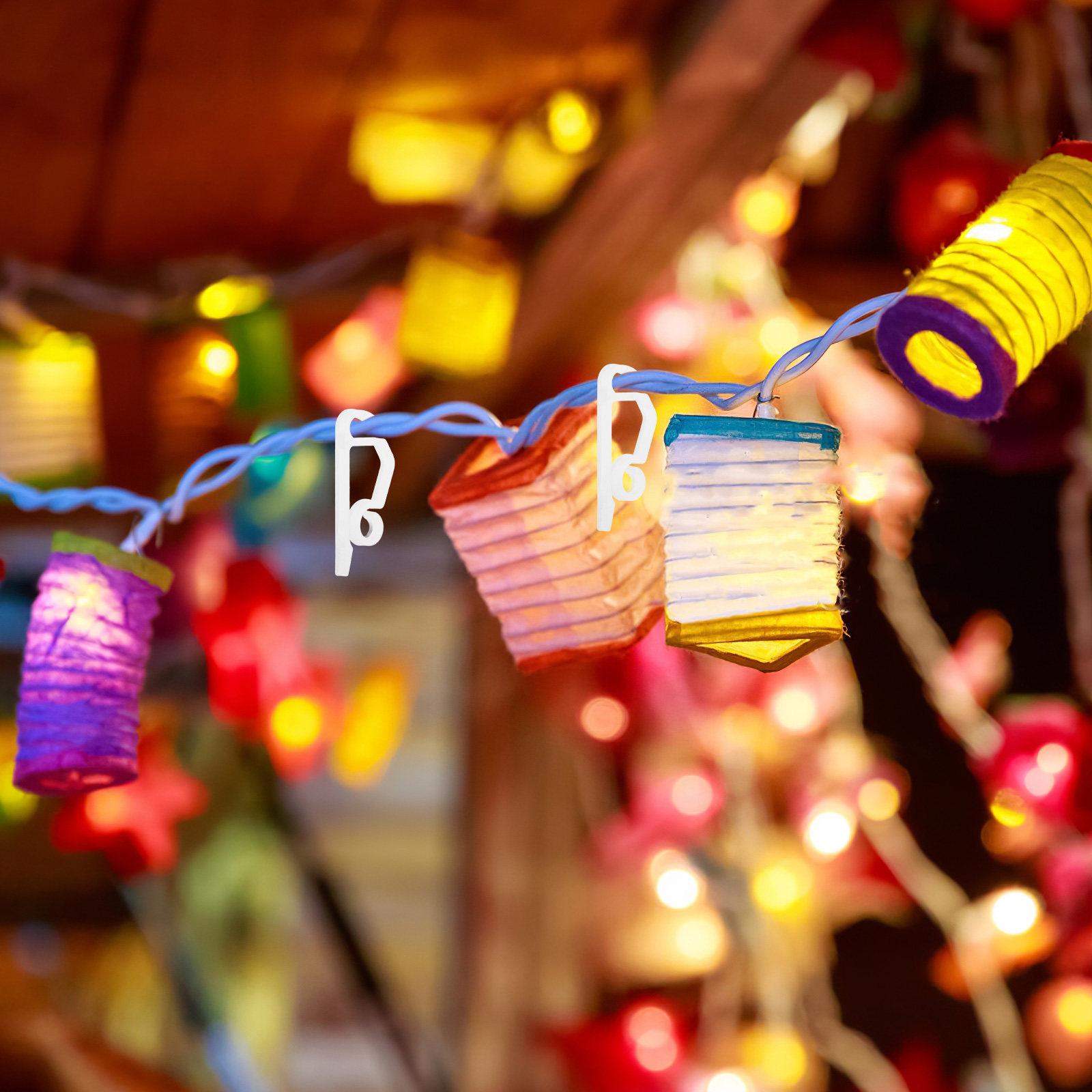 50 Ganchos para Guirnaldas de  - Christmas Lights Outdoor reseña y precio