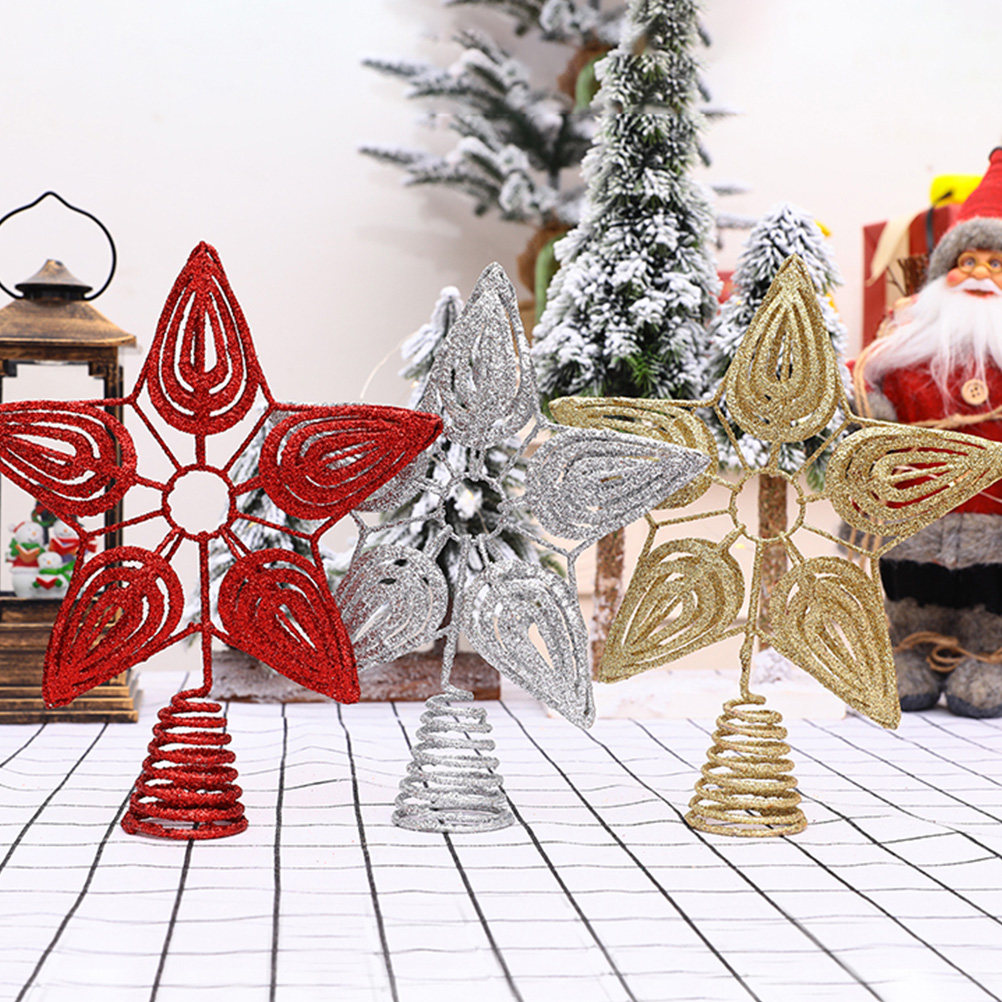 1 pieza de adorno de hierro pa - Star Tree Topper reseña y precio