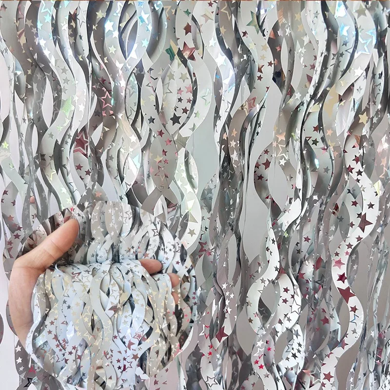 Cortina de oropel de lluvia co - Tinsel Garland Decoration reseña y precio