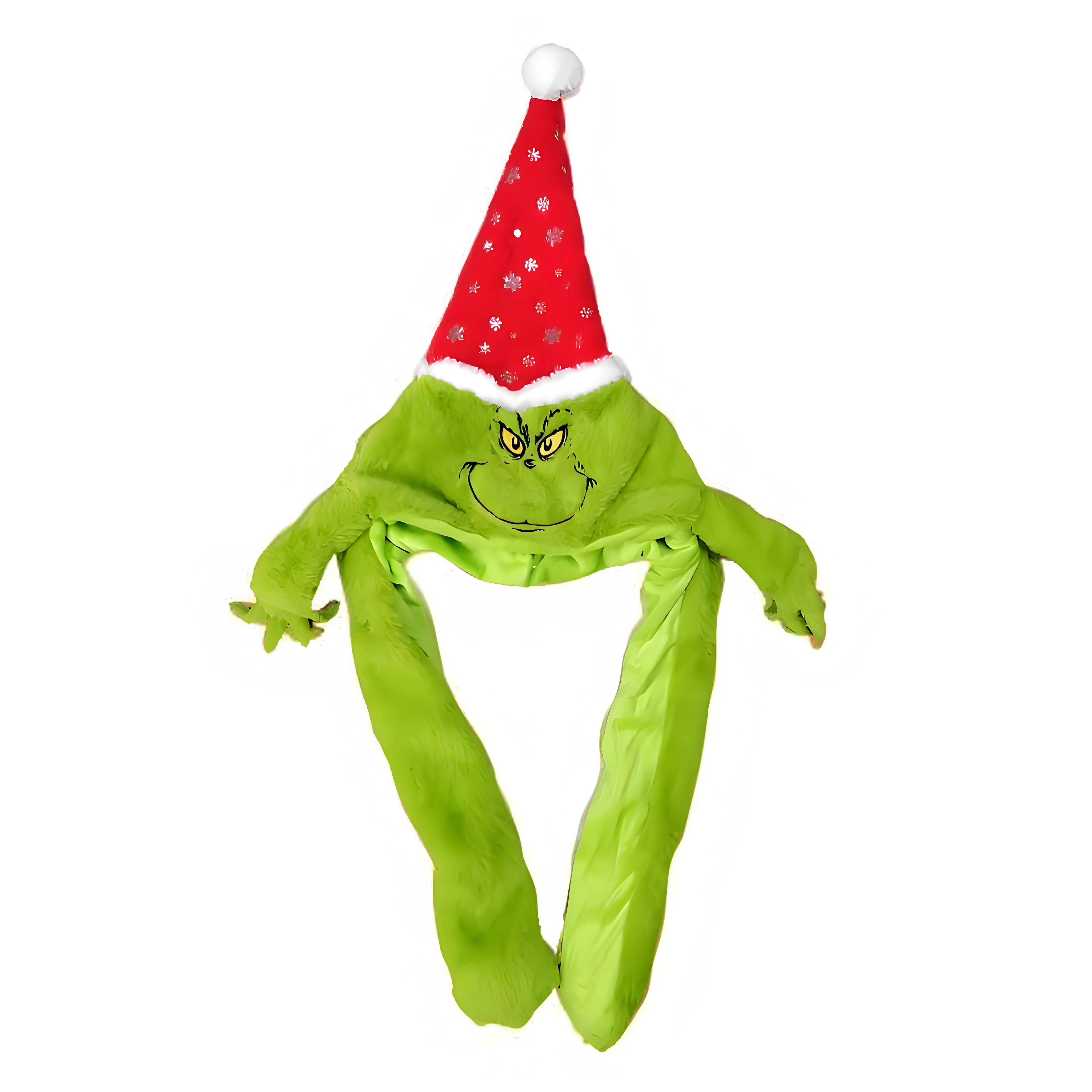 Gorro Grincese de felpa, bufan - Santa Hat Plush reseña y precio